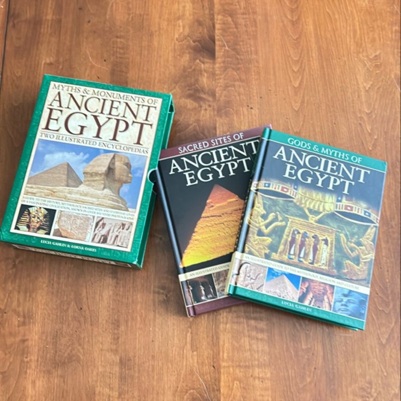 Myths and Monuments of Ancient Egypt - Two Illustrated Encyclopedias