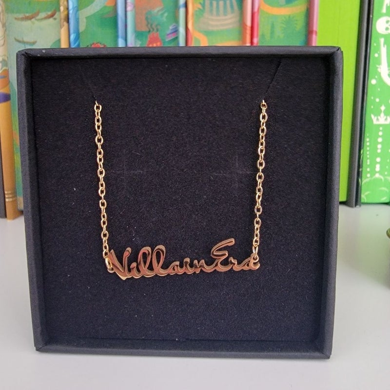 Bookish Box The Plated Prisoner "Villain Era" Necklace