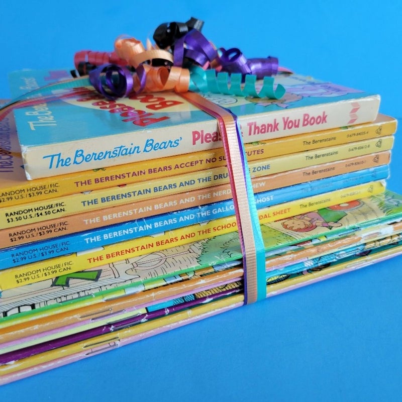 VINTAGE BERENSTAIN BEARS LOT OF FIRST TIME BOOKS 1980s - 1990s STAN & JAN HC/PB