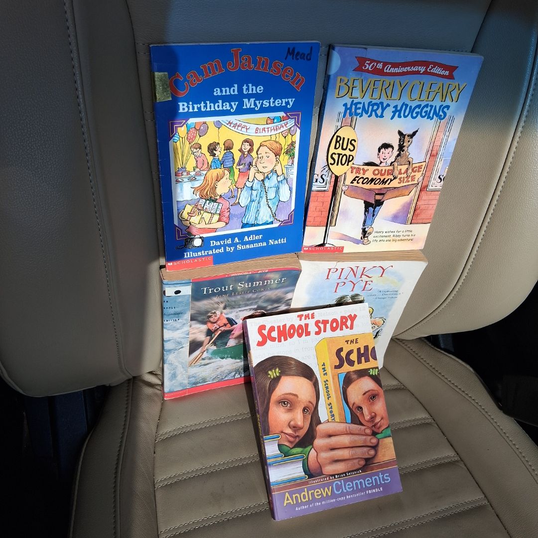 Trout Summer & 4 other scholastic books