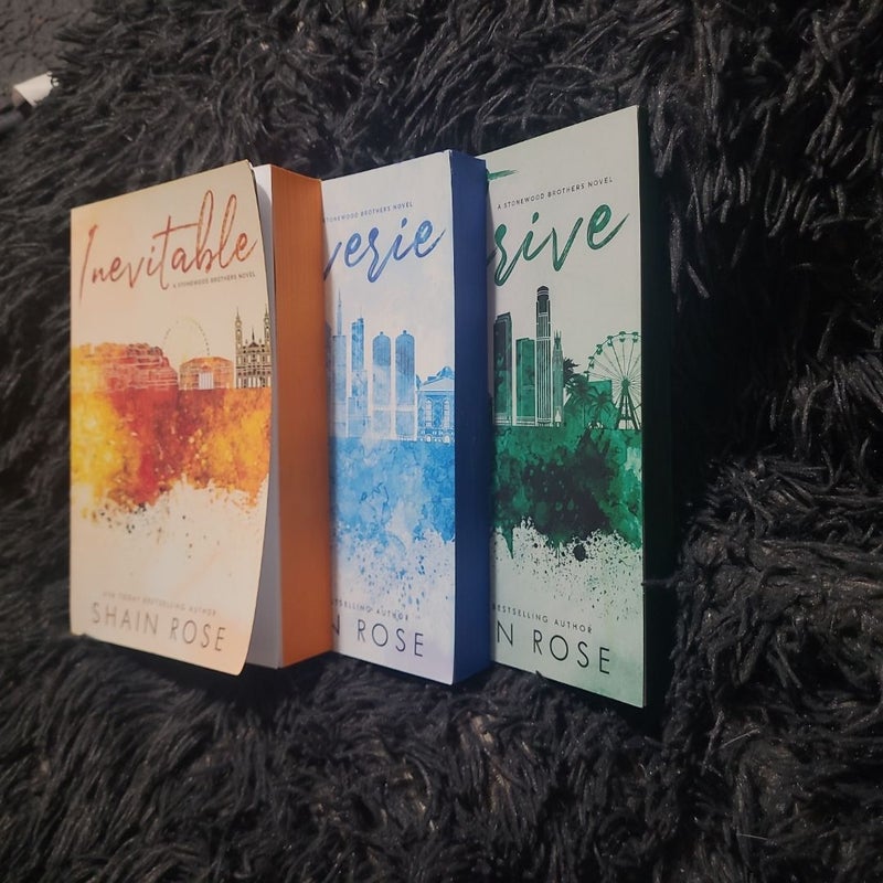 Inevitable-Reverie-Thrive-special edition covers-painted edges