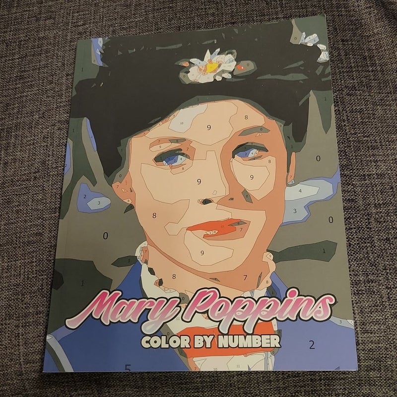 Mary Poppins Color by Number