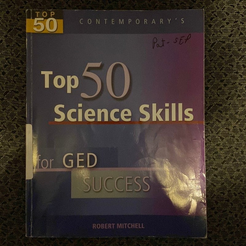 Top 50 Science Skills for GED Success, Student Text with CD-ROM