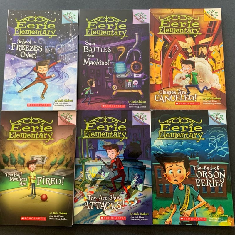 Eerie Elementary books 5-10 paperback lot 