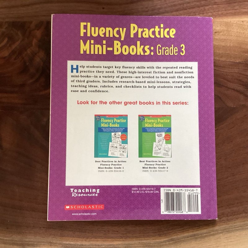 Fluency Practice Mini-Books