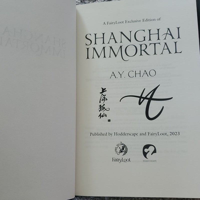 Shanghai Immortal (Fairyloot Signed)