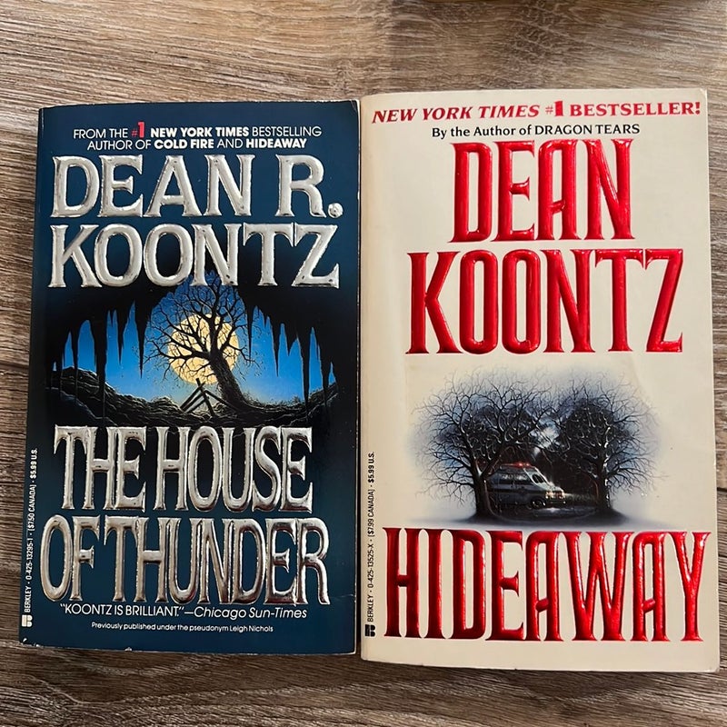 Hideaway & The House of Thunder (2 books)
