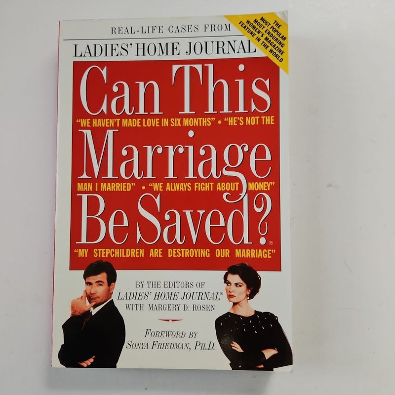 Can This Marriage Be Saved?