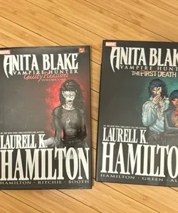 Two  anita blake vampire hunter titles: Guilty Pleasures Vol 1 and The First Death