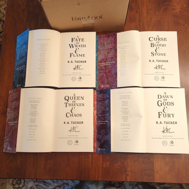 **FAIRYLOOT SIGNED EXCLUSIVE** Fate & Flame Series