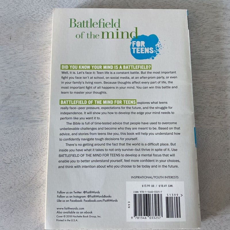 Battlefield of the Mind for Teens