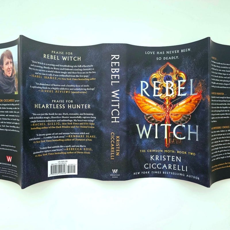 Rebel Witch (Crimson Moth Book 2) by Kristen Ciccarelli Barnes & Noble Exclusive NEW