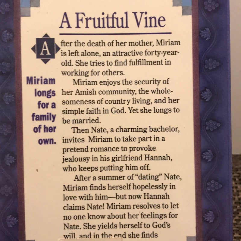 A Fruitful Vine