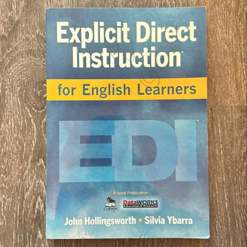 Explicit Direct Instruction for English Learners