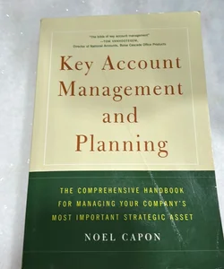 Key account management and planning 