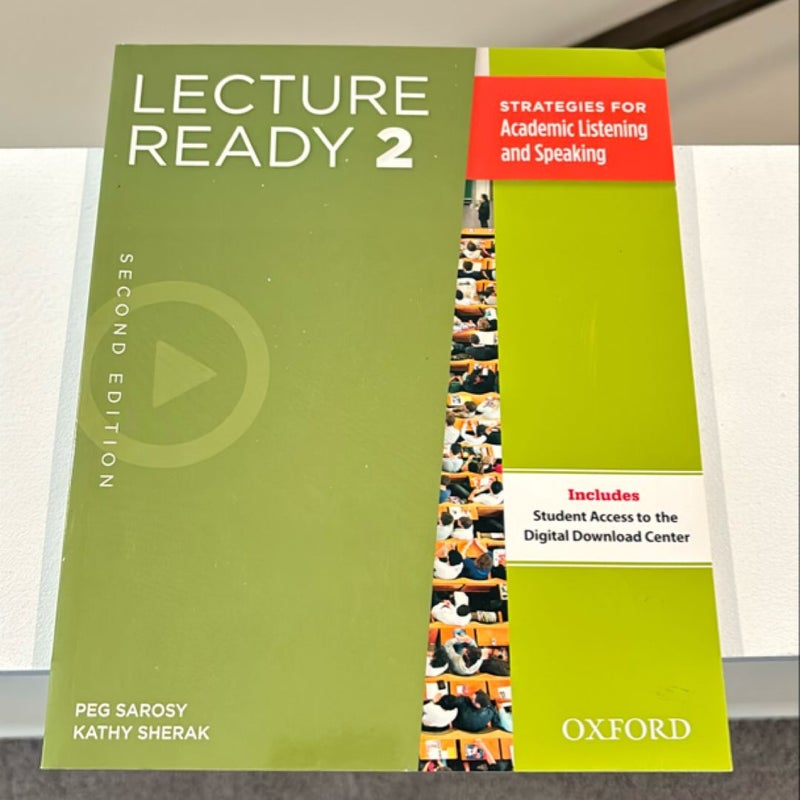 Lecture Ready: Level 2 Student Book