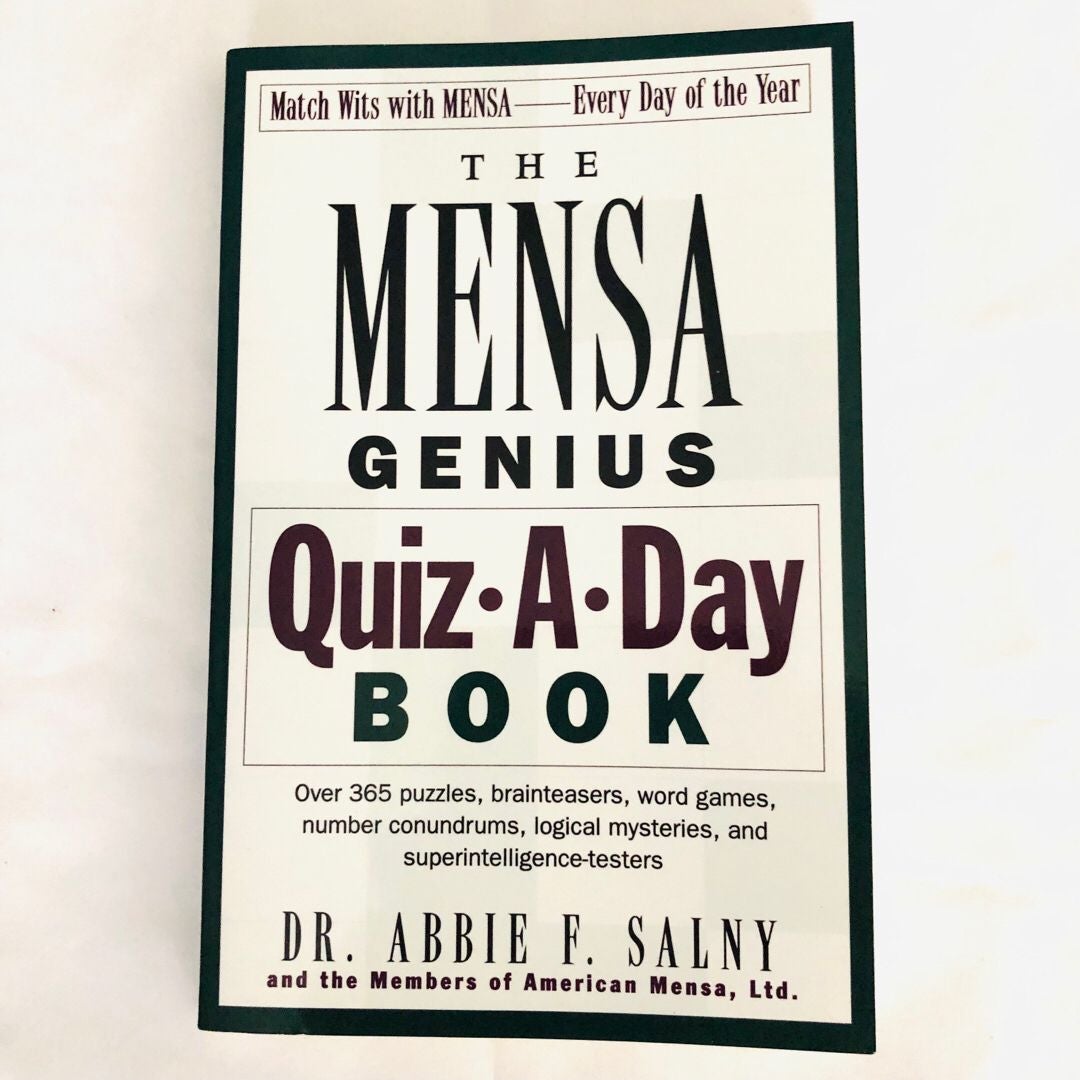 The Mensa Genius Quiz-A-day Book