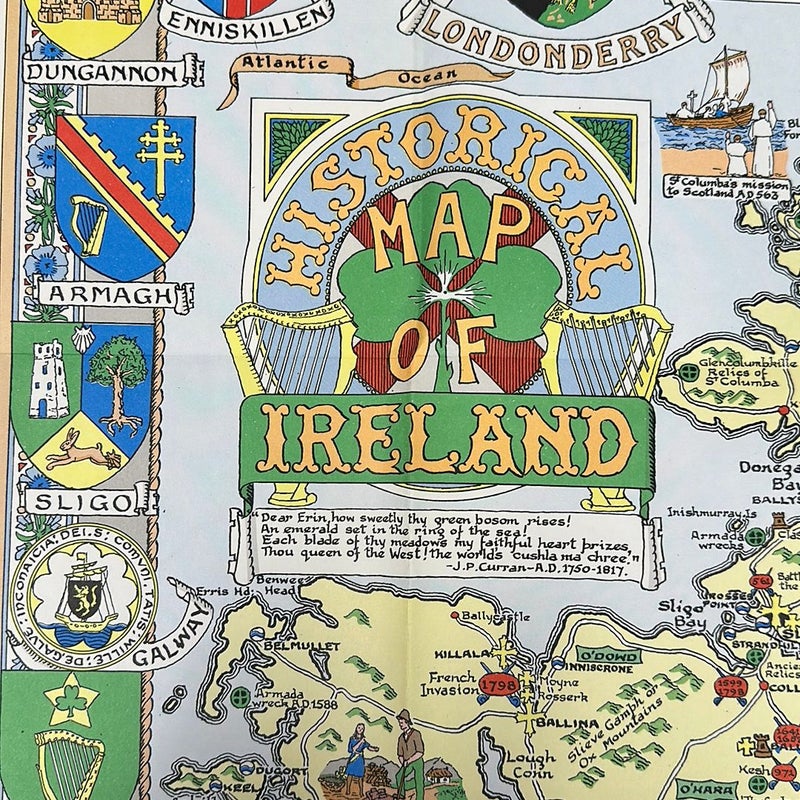 Historical Map of Ireland 