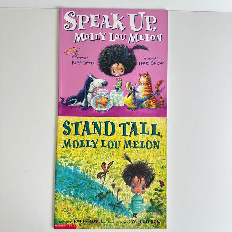 Molly Lou Melon book bundle, Speak Up and Stand Tall