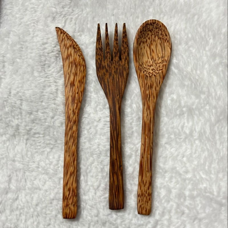 Bamboo reusable silverware