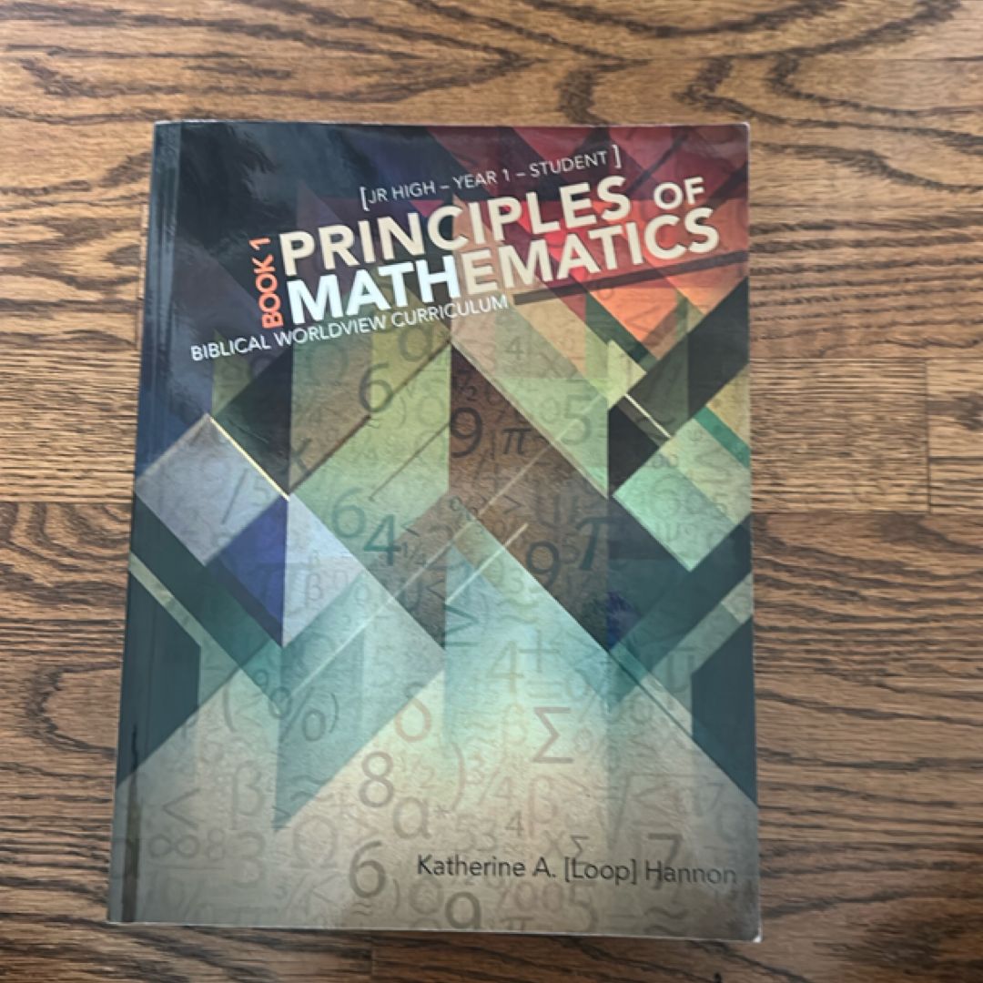 Principles of Mathematics Book 1 (Student)