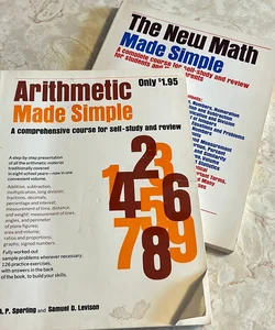Math Made Simple bundle of 2 books 