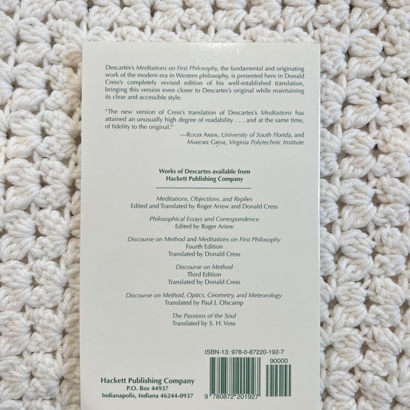 Meditations on First Philosophy