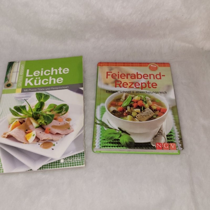 German Book Lot * 5 Kochbücher / Backbücher * Deutsch * Cook / Baking Books *