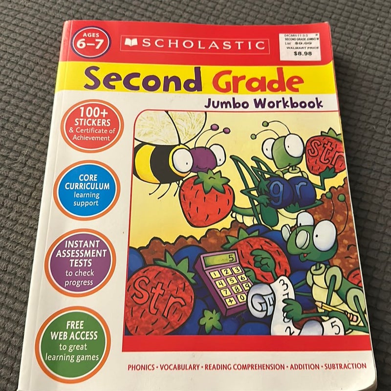 Scholastic Second Grade Jumbo Workbook