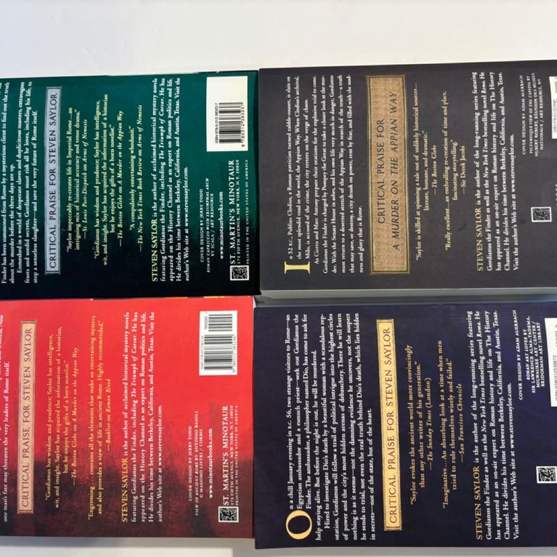 Roma Sub Rosa series -4 book lot