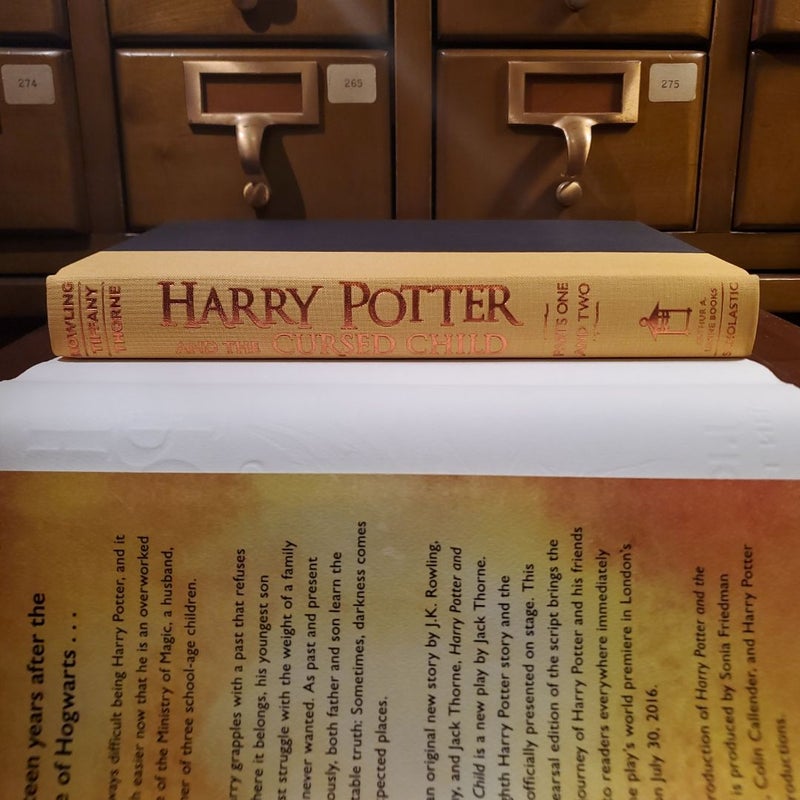 Harry Potter and the Cursed Child Parts One and Two (Special Rehearsal Edition Script)