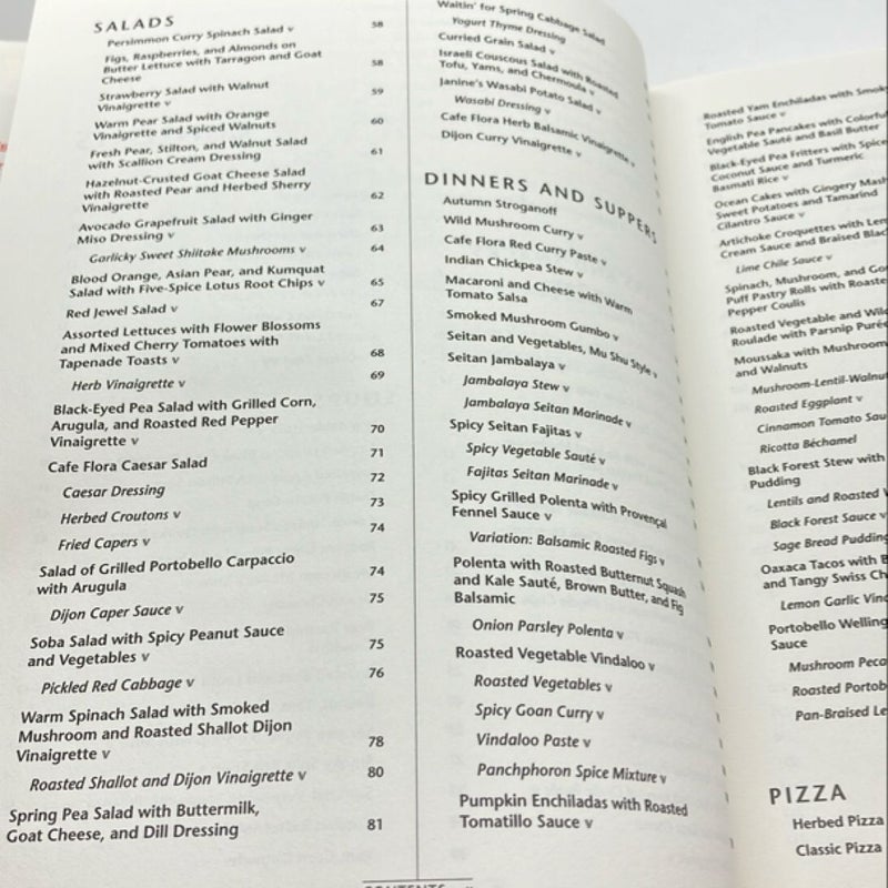 Cafe Flora Cookbook     FIRST EDITION
