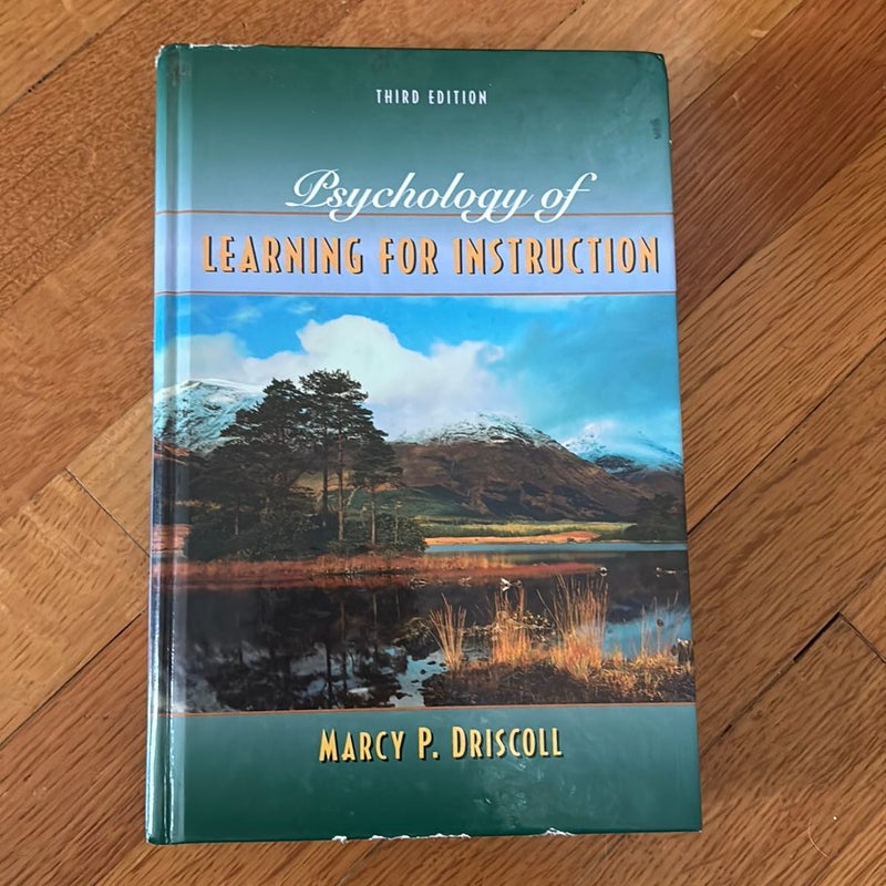 Psychology of Learning for Instruction