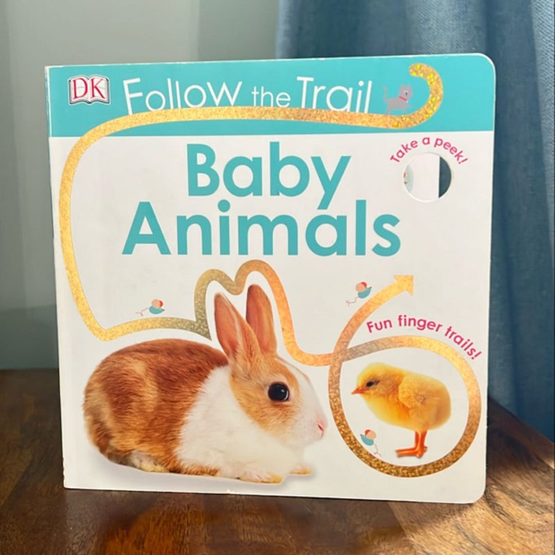 Follow the trail baby animals 