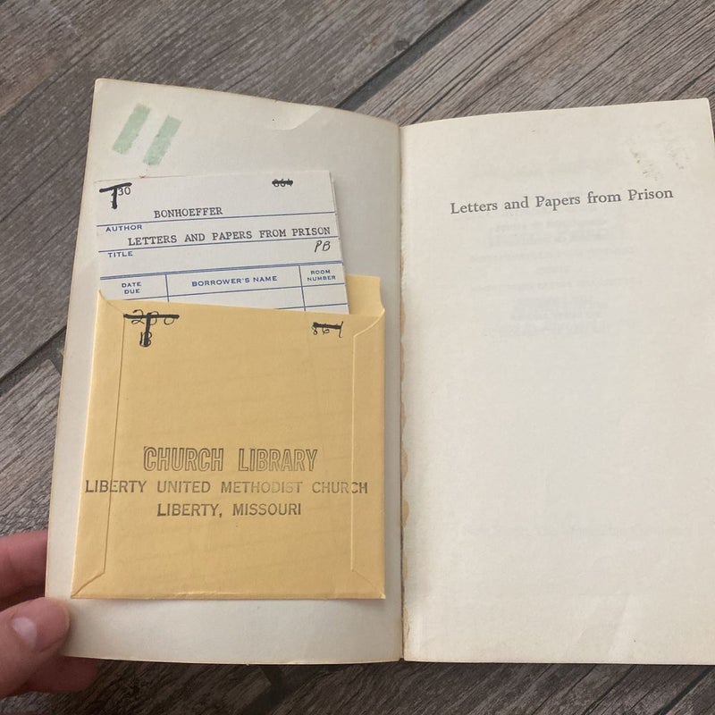 Letters and Papers from Prison