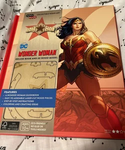IncrediBuilds DC Comics Wonder Woman Deluxe Book and Model Set