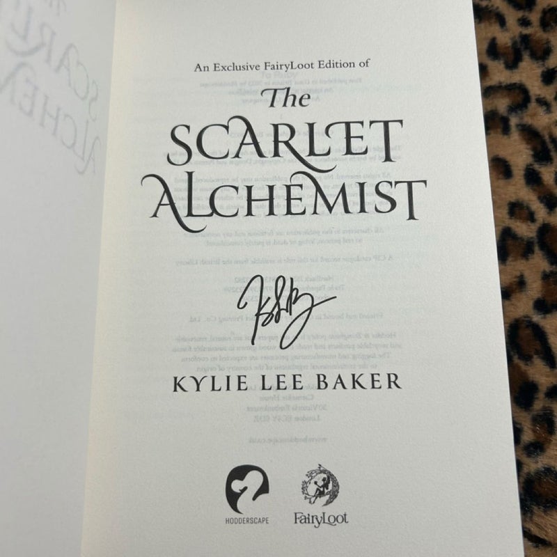 The Scarlett Alchemist & The Blood Orchid