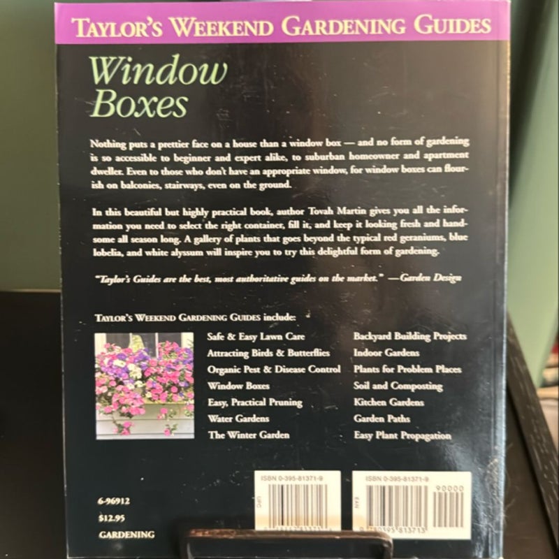 Taylor's Weekend Gardening Guide to Window Boxes