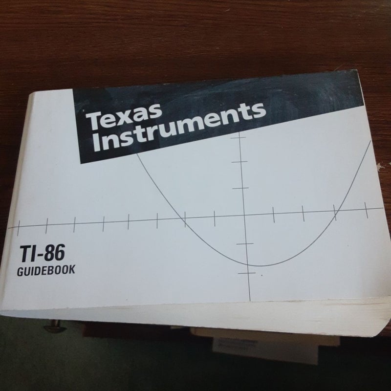 Texas Instruments TI-86 Guidebook