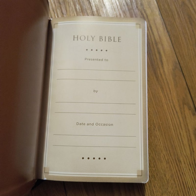 Brown leather nkjv bible 