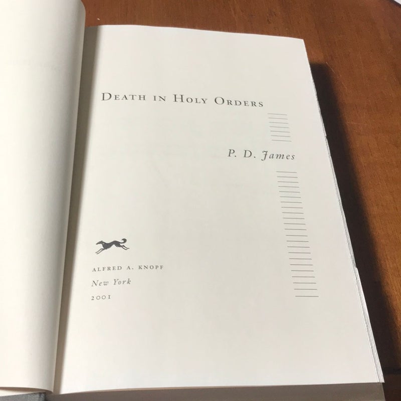 Death in Holy Orders * 1st American ed.