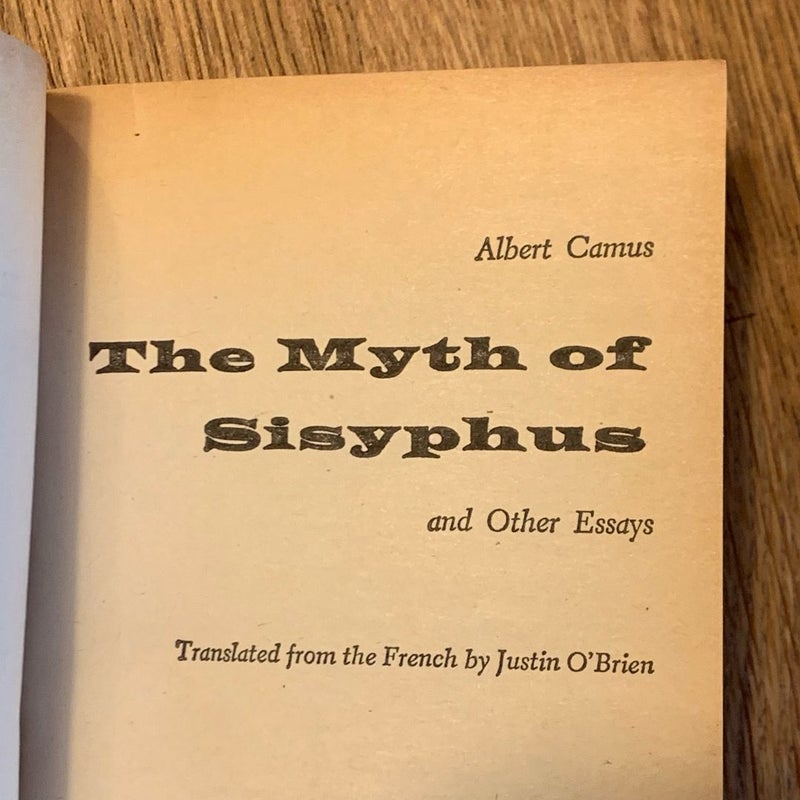 The myth of Sisyphus & Other Essays