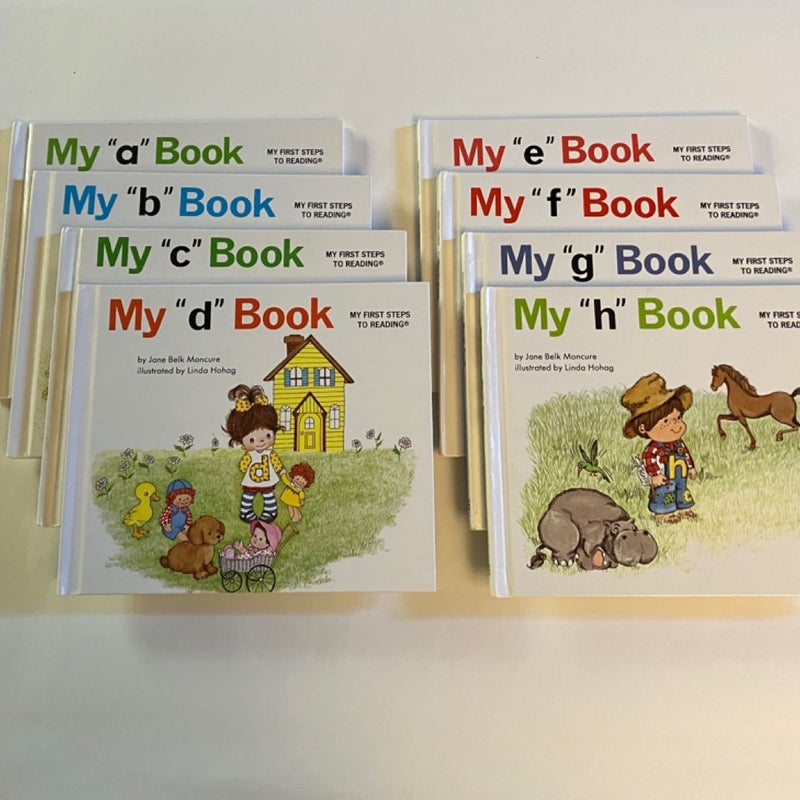 My First Steps To Reading Set: My “a” Book - My “x,y,z” Book, Lot of 24