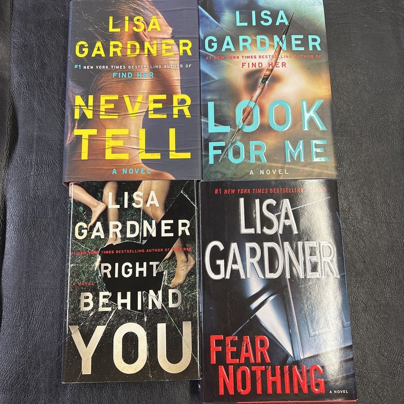 Lisa Gardner 4 Hardcover Bundle