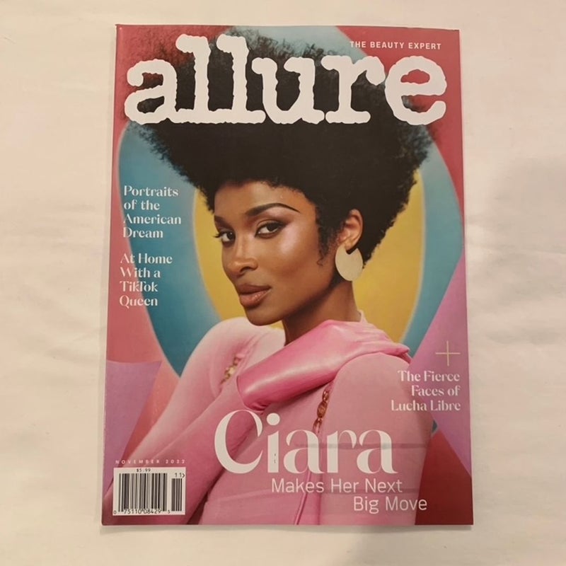 Allure Ciara “Makes Her Next Big Move” Issue November 2022 Magazine Plus Inserts  Chanel Lancôme La vie est belle