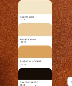 Fourth Wing Inspired Color Palette Bookmark 