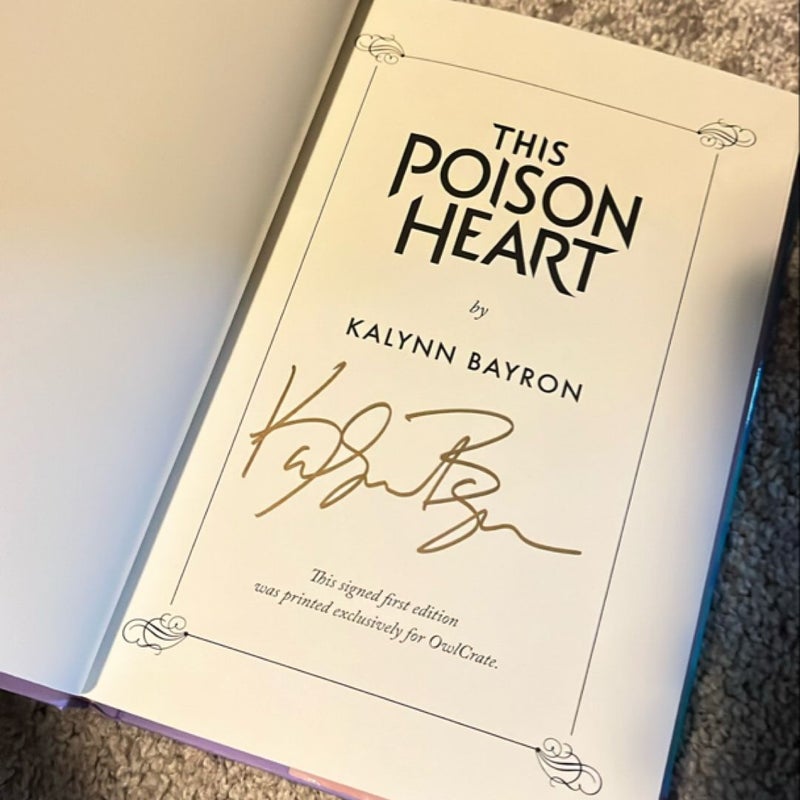 This Poison Heart *signed*