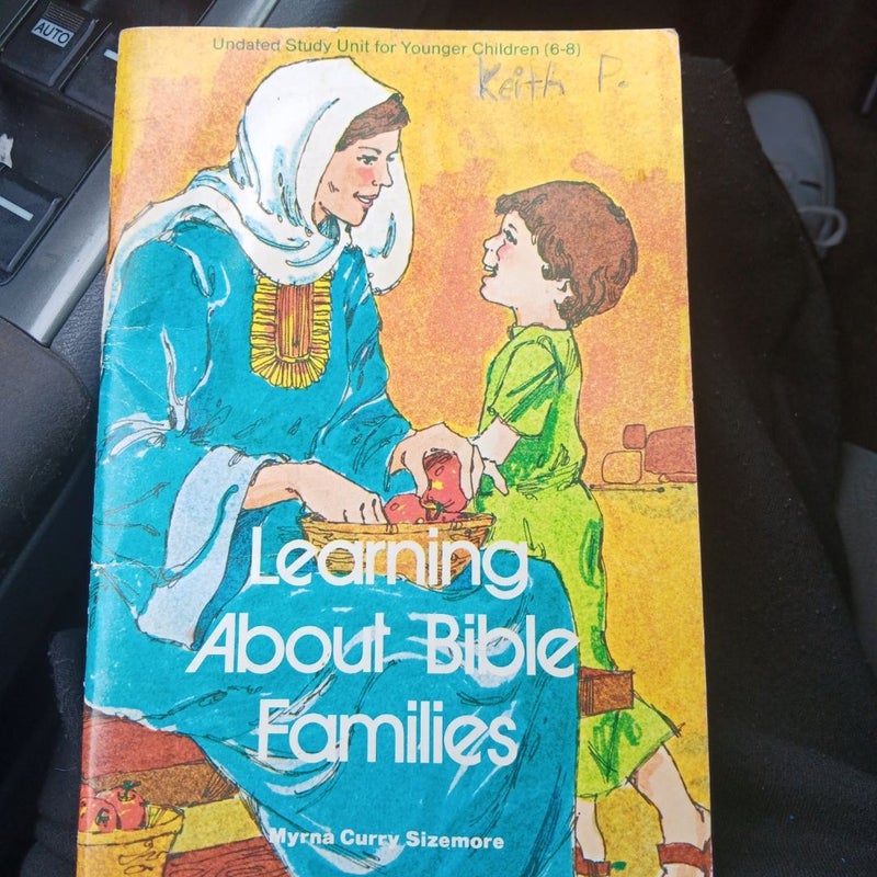 Learning about bible families 1979