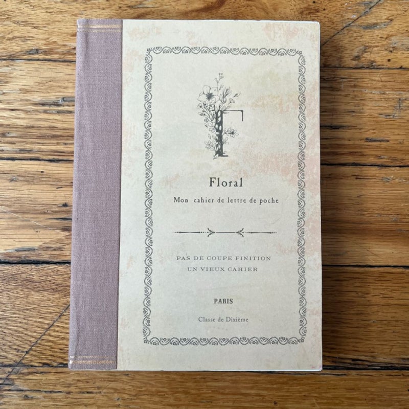 Carnet De Poche Floral Notebook