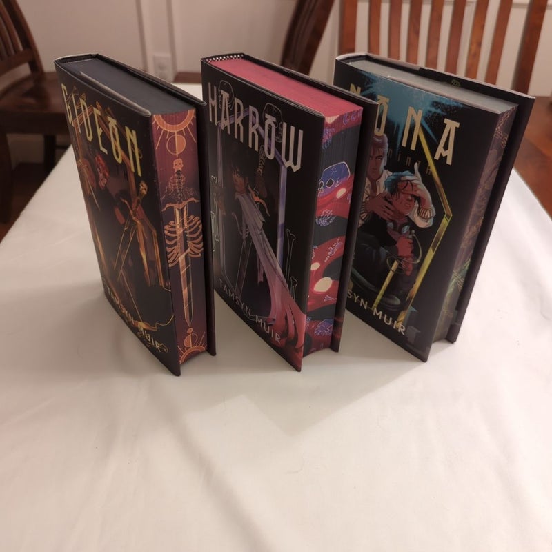 The Locked Tomb Series, Harrow the Ninth, Gideon the Ninth and Nona the Ninth, Set of 3 Books